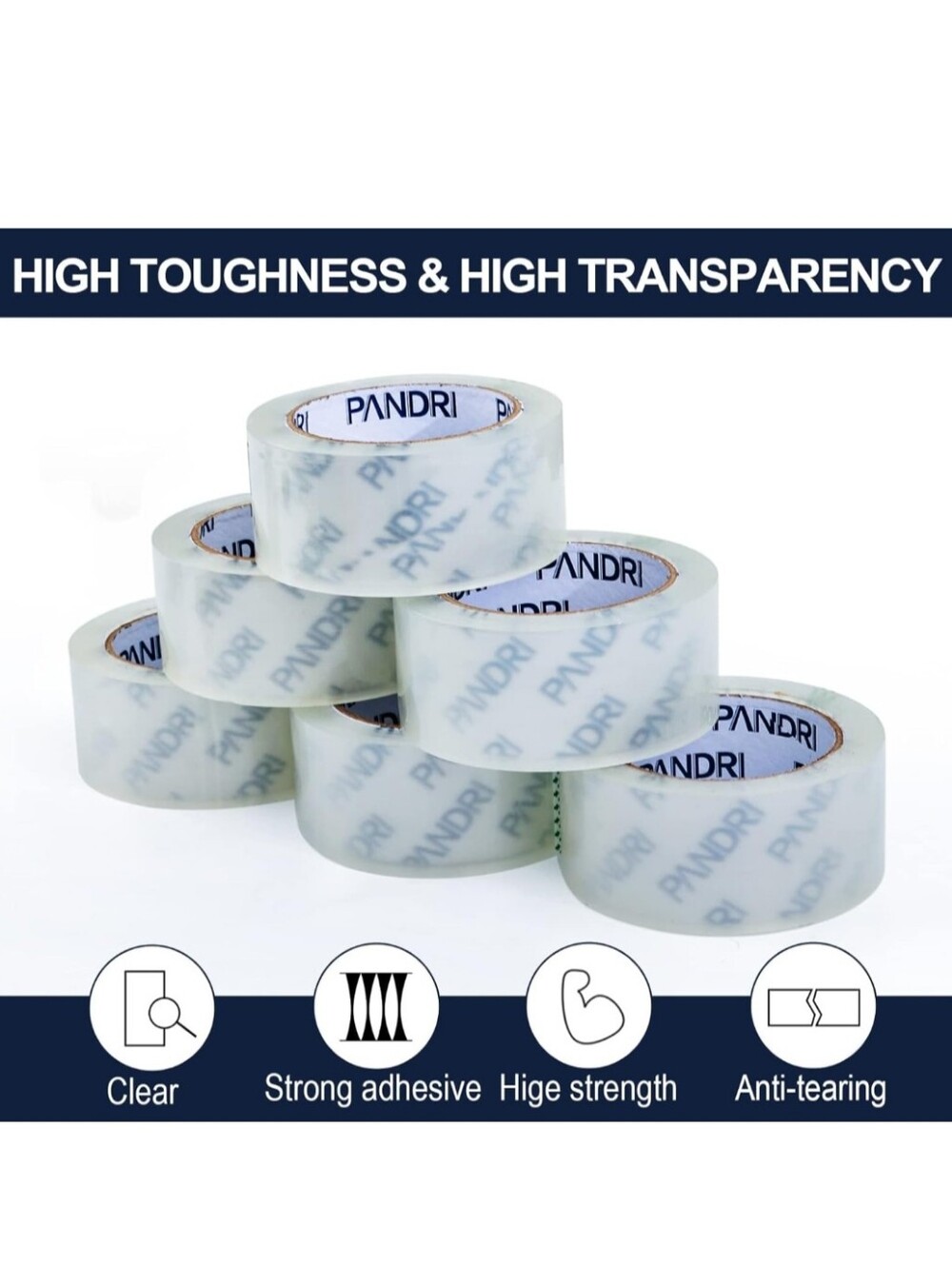 🆕️ BUNDLE OF 6 PACKAGING TAPE - Picture 1 of 5
